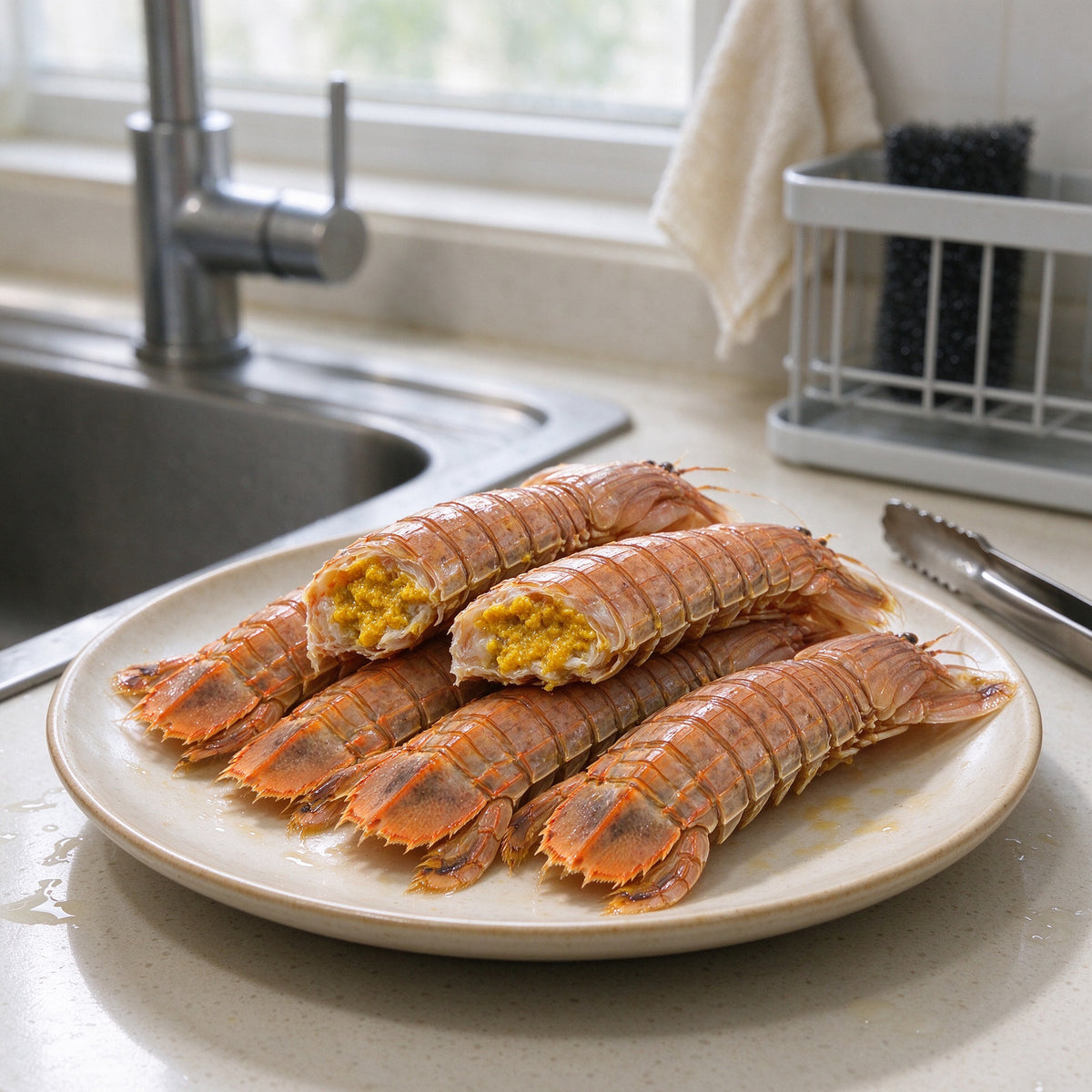 Fresh Mantis Shrimp Ocean Catch
