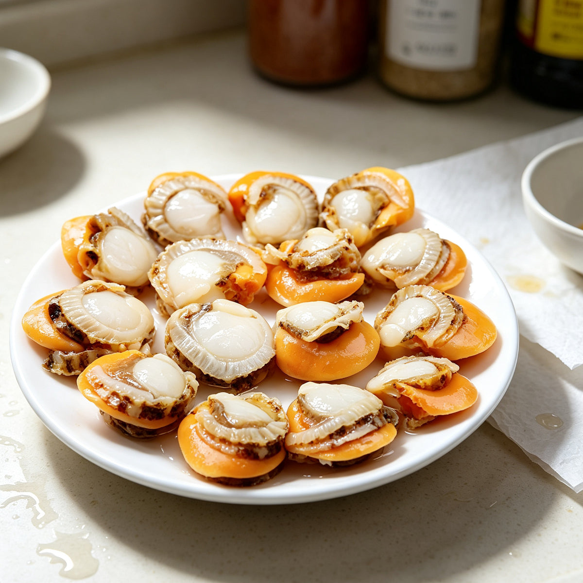 Fresh Whole Scallops in Shell